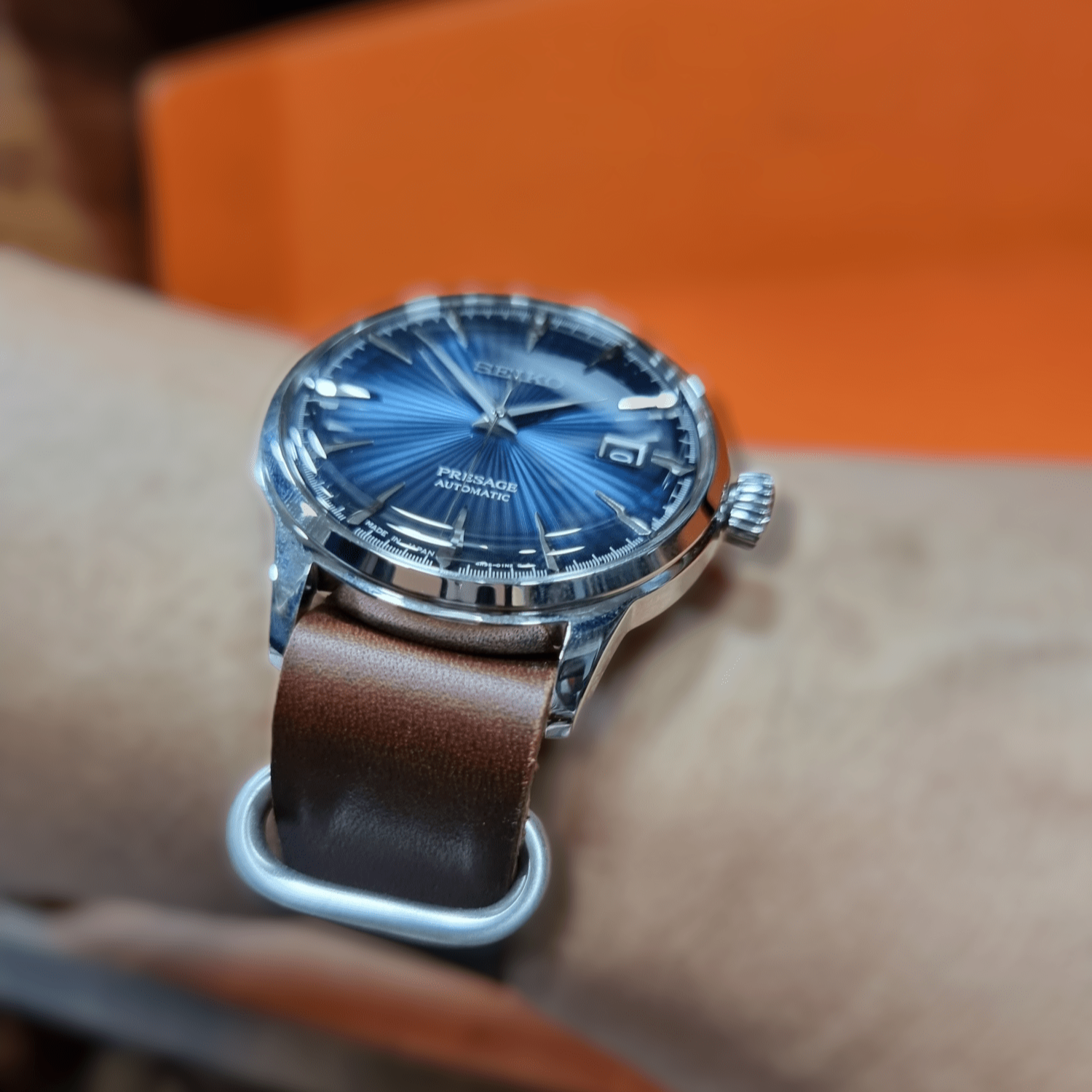 Indianleathercraft Watch Bands Handmade nato leather strap