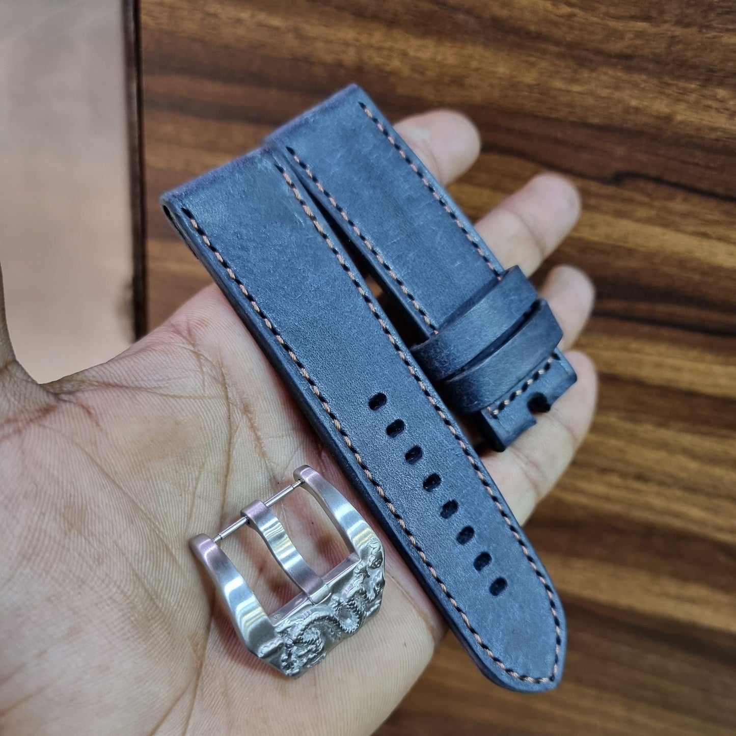 Indianleathercraft Watch Bands Italian leather straps for panerai
