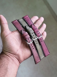 Indianleathercraft Watch Bands Italian pueblo leather strap