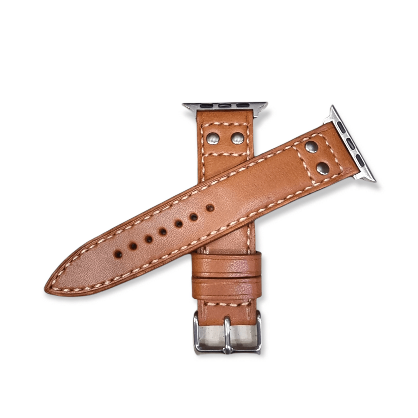 Indianleathercraft Watch Bands Series 4 Handmade leather apple watch strap