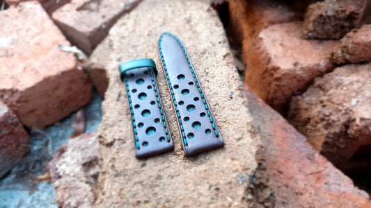 Making of leather watch strap