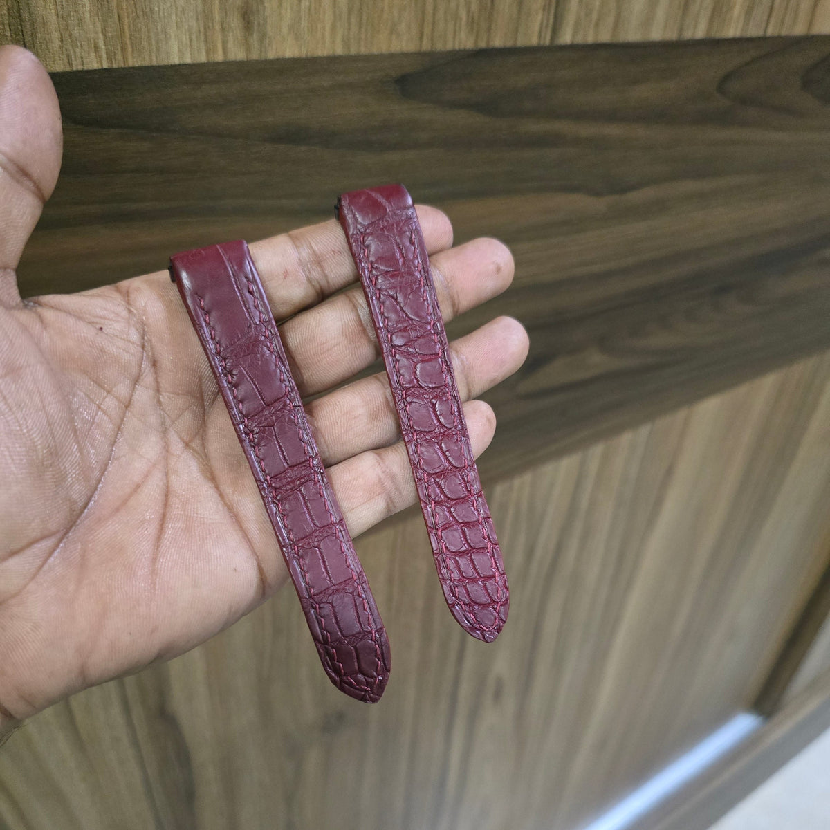 crocodile strap for cartier watch