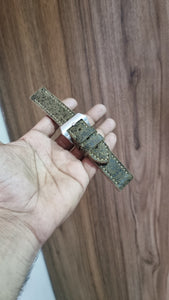 Indianleathercraft Vintage leather watch strap for panerai