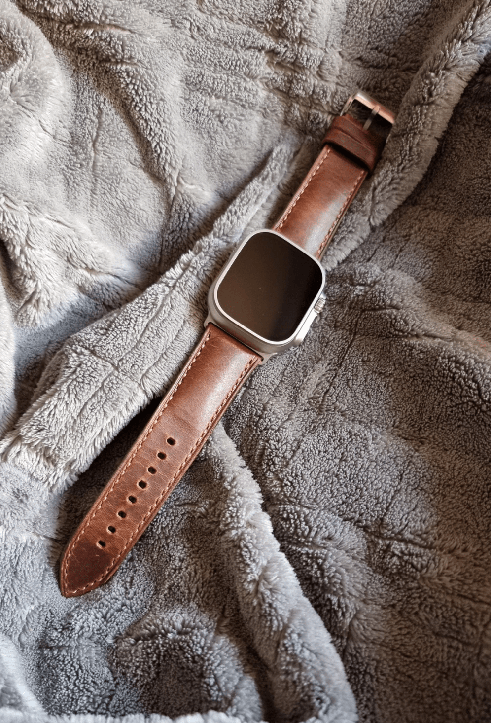 Apple watch ultra strap Glossy burgundy Apple watch ultra