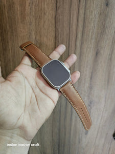 Indianleathercraft applewatchband Epsom leather apple watch bands