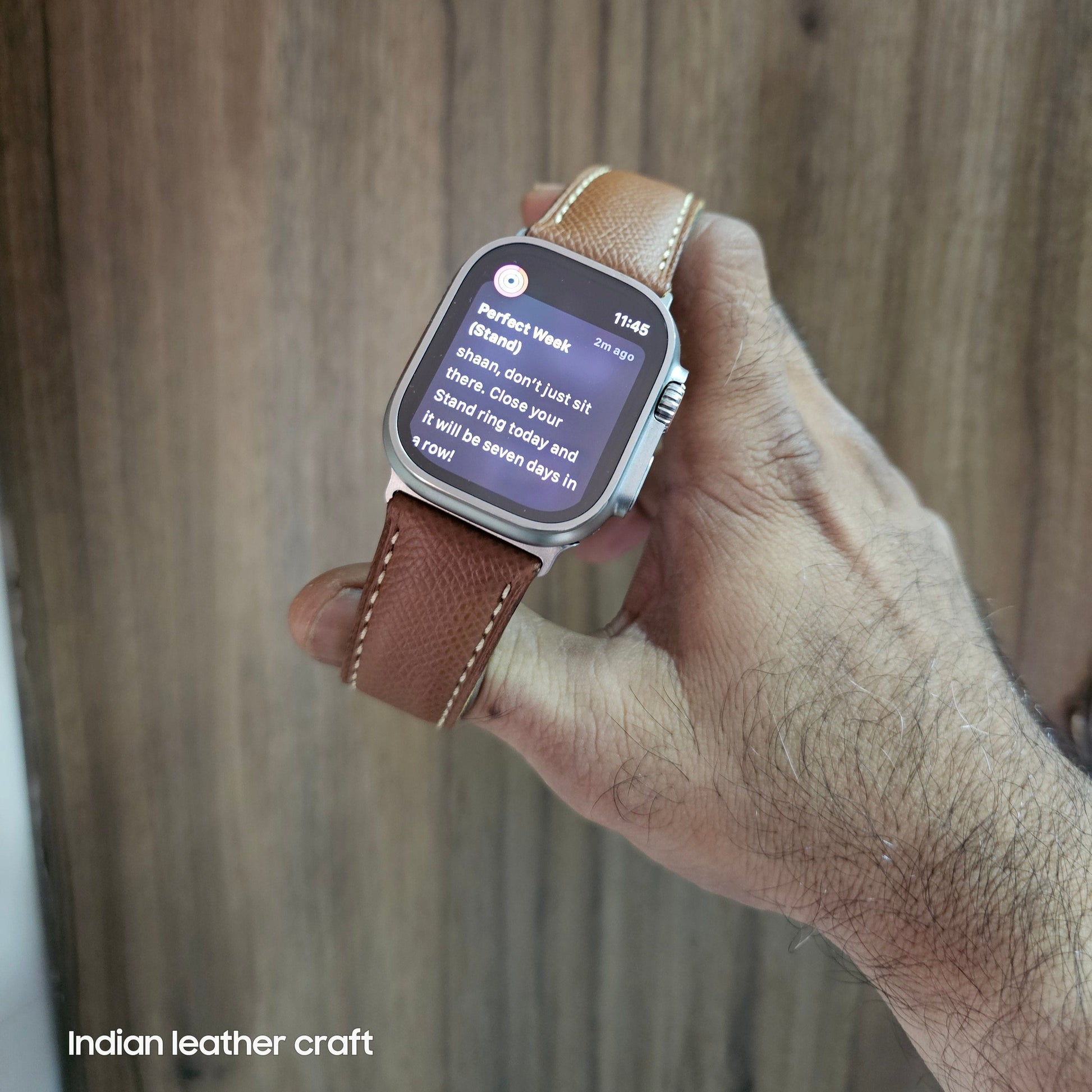 Indianleathercraft applewatchband Epsom leather apple watch bands