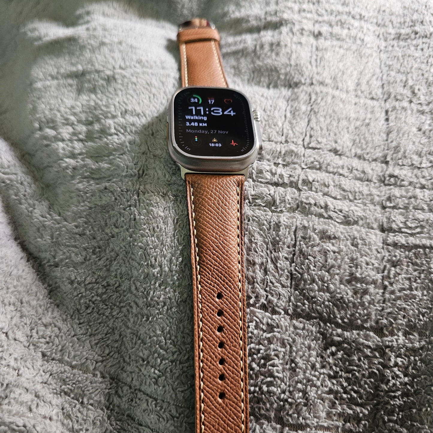 Indianleathercraft applewatchband Epsom leather apple watch bands