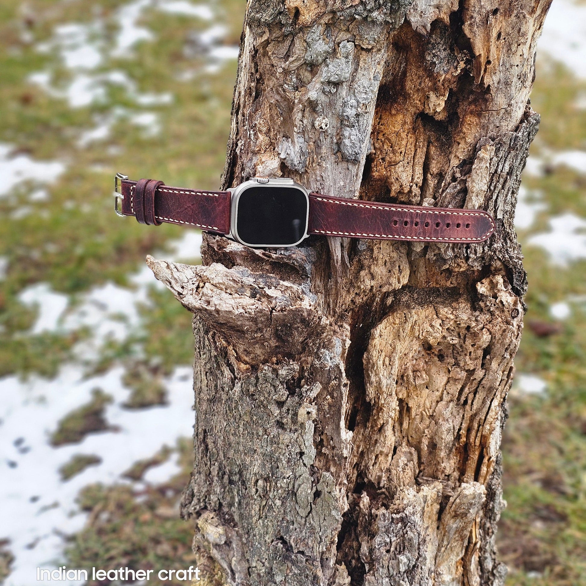 Indianleathercraft applewatchband Italian leather apple watch bands