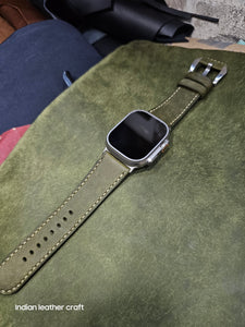 Indianleathercraft applewatchband Italian leather apple watch bands