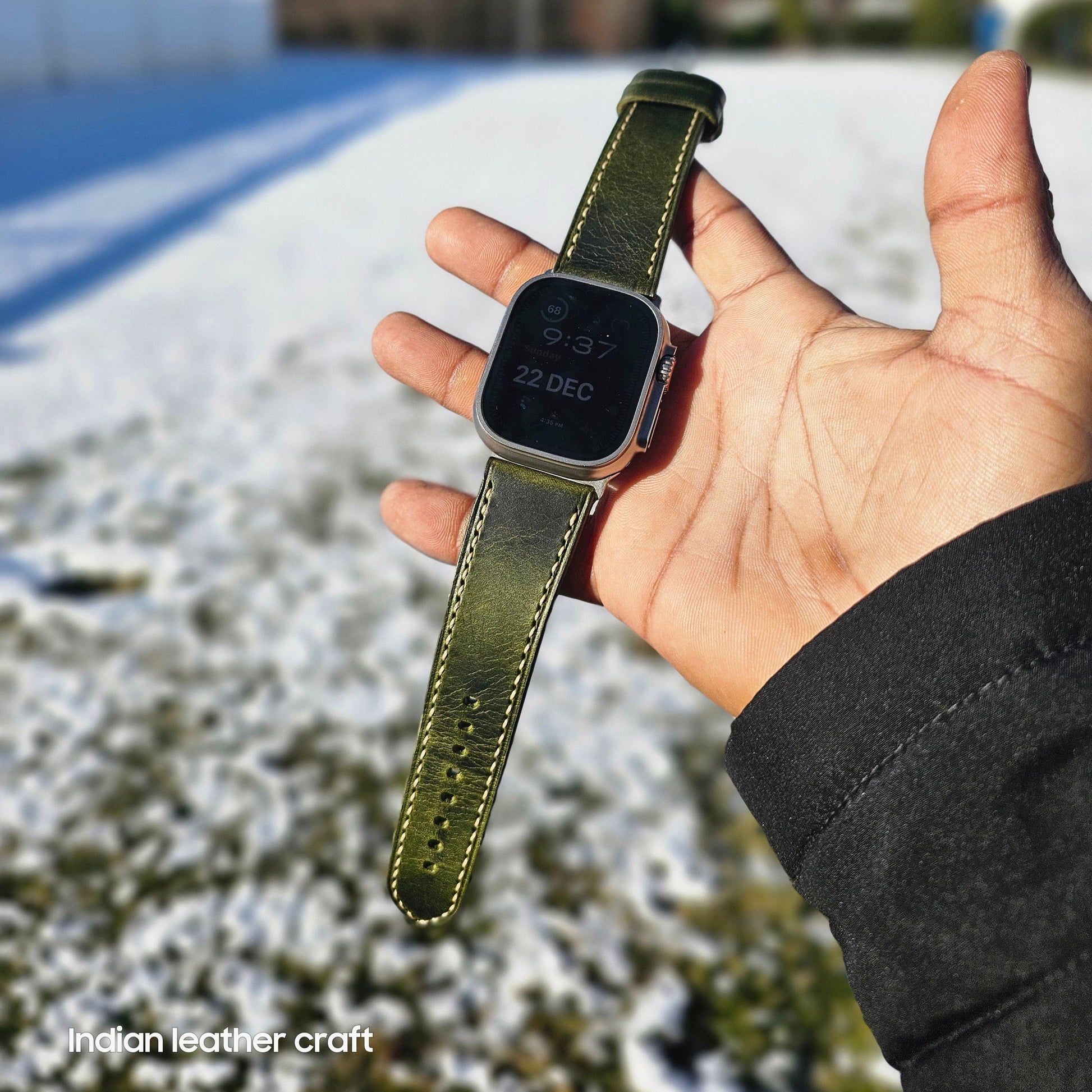 Indianleathercraft applewatchband Italian leather apple watch bands