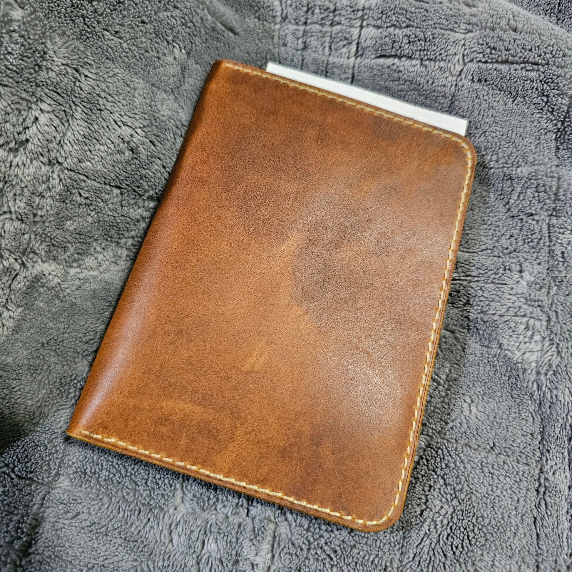 Indianleathercraft Handmade leather passport wallet