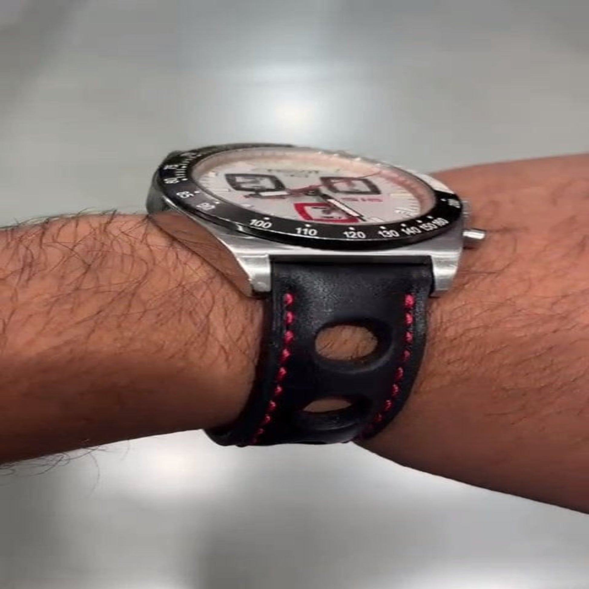 Indianleathercraft Handmade Tissot leather strap
