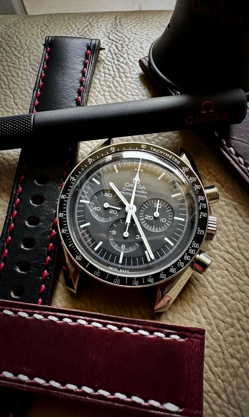 Indianleathercraft Horween leather watch strap