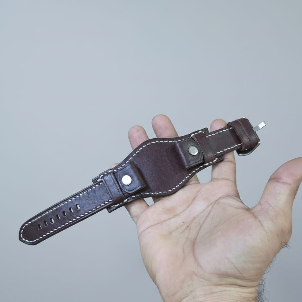 Indianleathercraft Horween USA leather bund strap