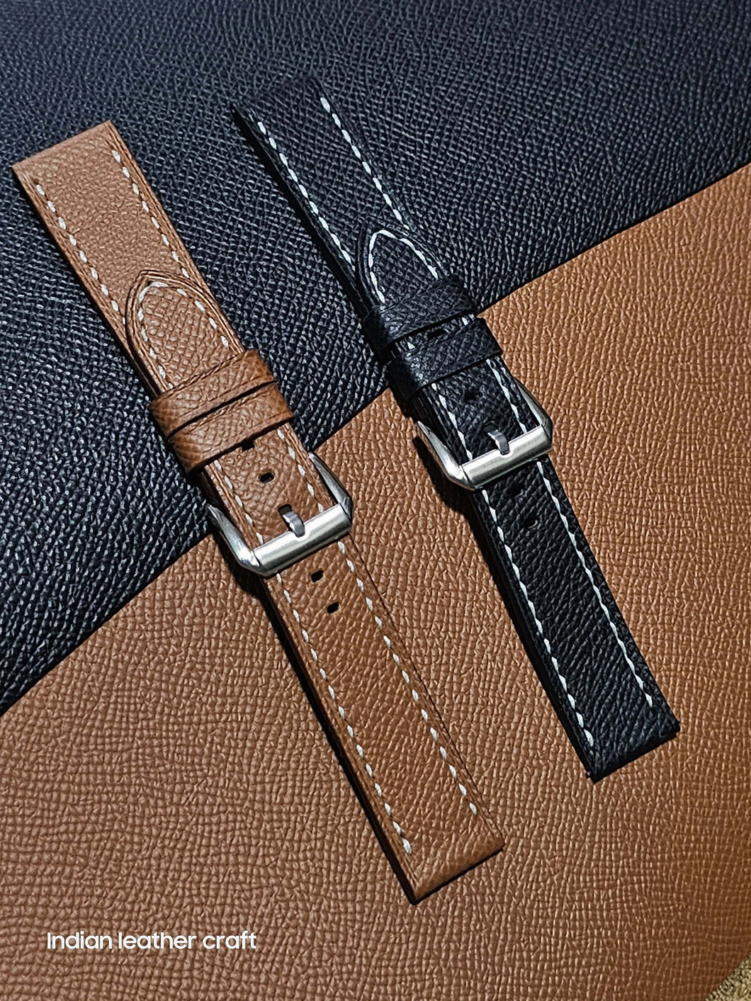 Indianleathercraft leather strap Epsom leather strap