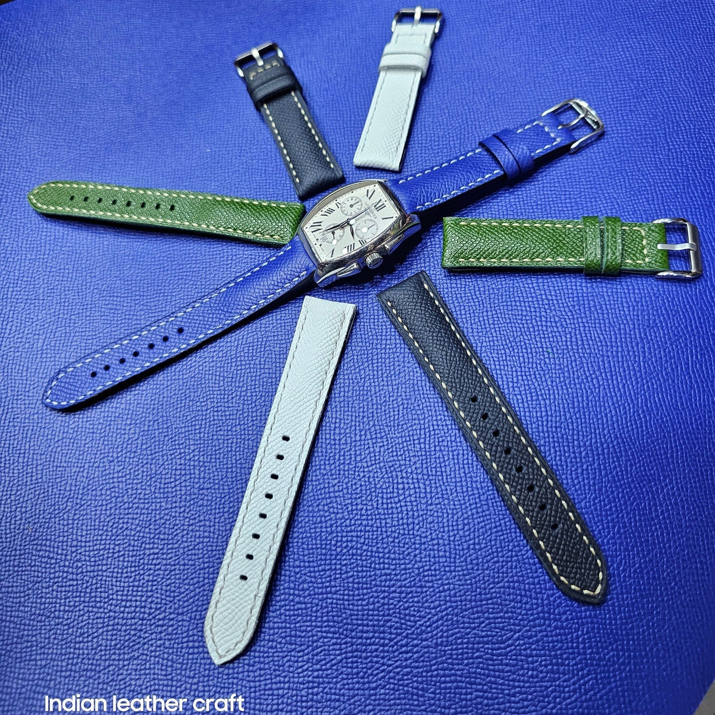 Indianleathercraft leather strap Epsom leather strap