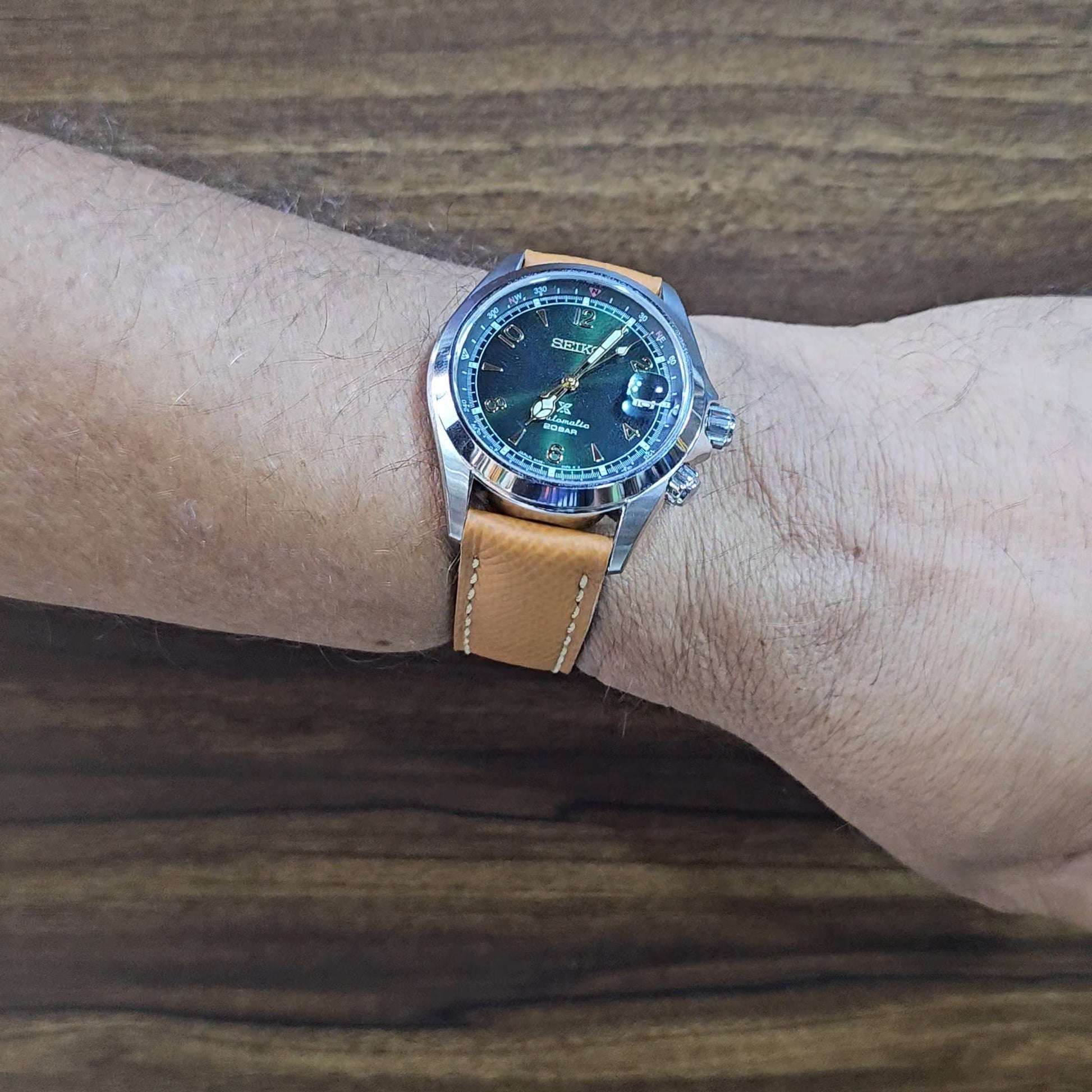 Indianleathercraft leather strap Epsom leather strap