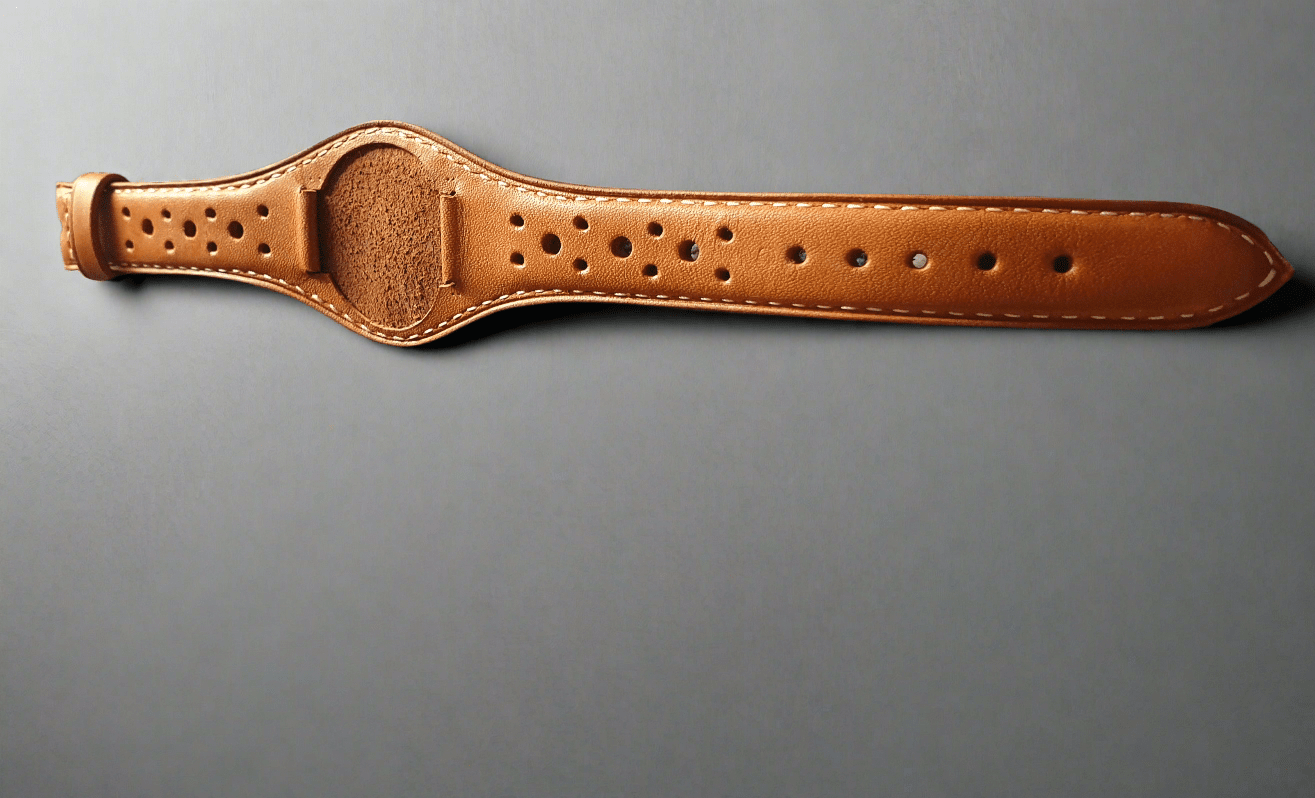 Indianleathercraft leather strap Handmade bund rally leather strap
