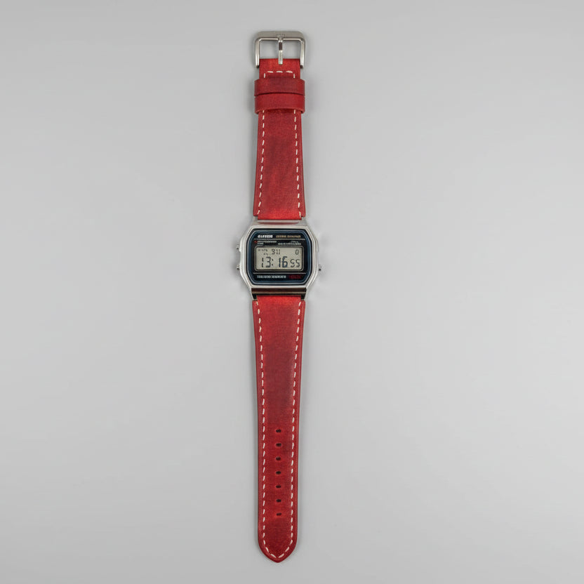 Indianleathercraft leather strap Handmade Casio A158 WA leather strap