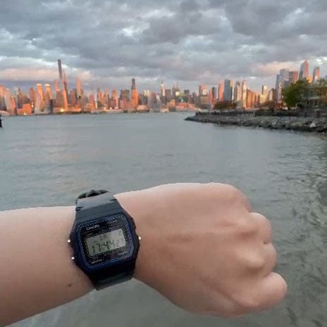 Indianleathercraft leather strap Handmade Casio F-91w strap