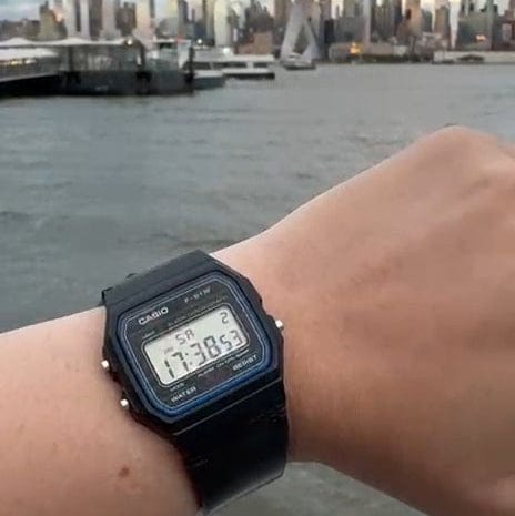 Indianleathercraft leather strap Handmade Casio F-91w strap