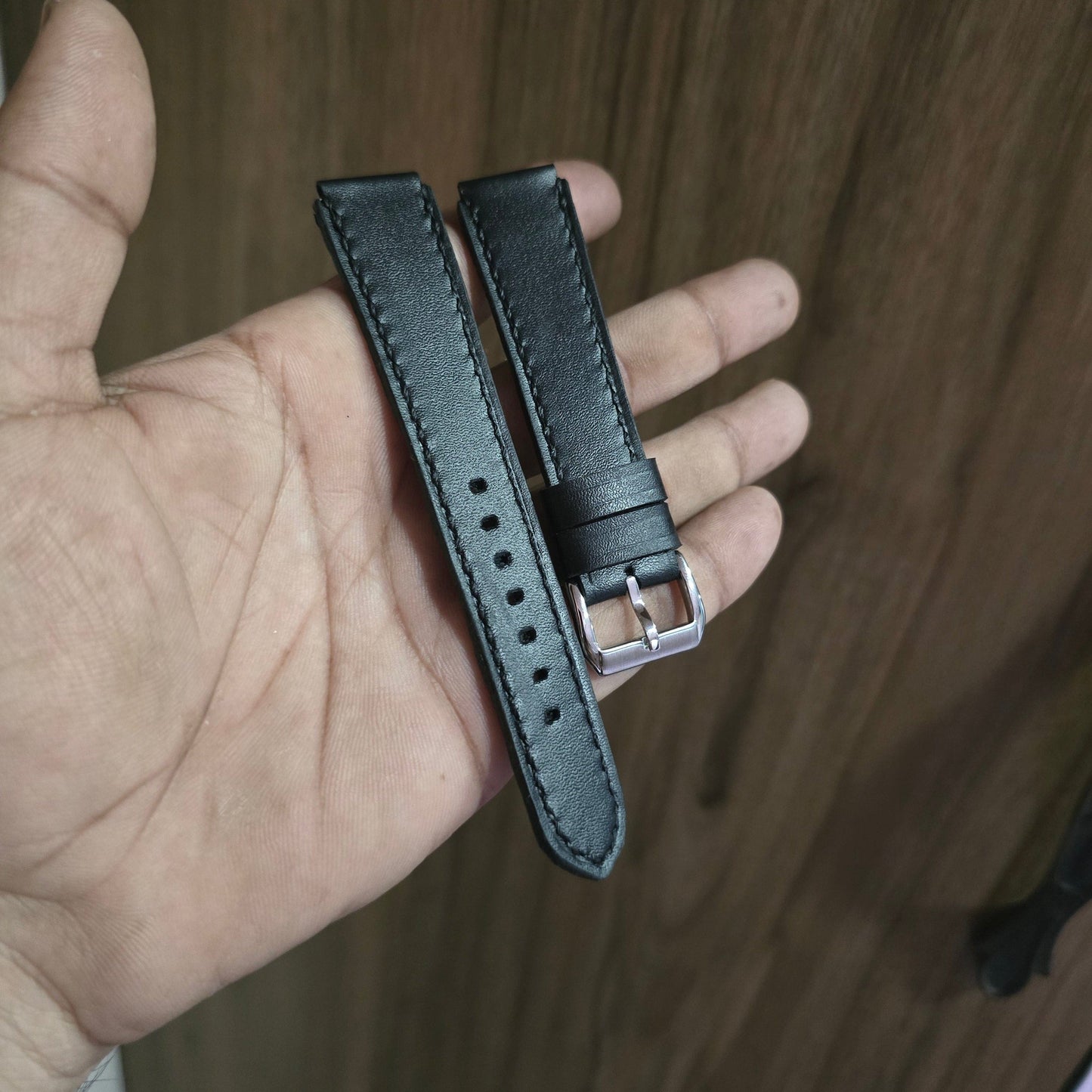 Indianleathercraft leather strap Handmade Casio F-91w strap