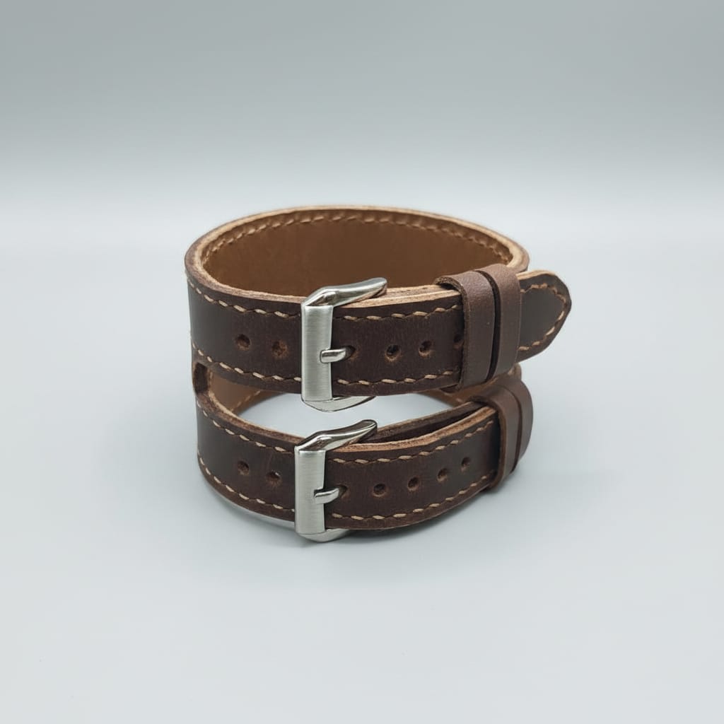 Indianleathercraft leather strap Handmade cuff style bund leather strap