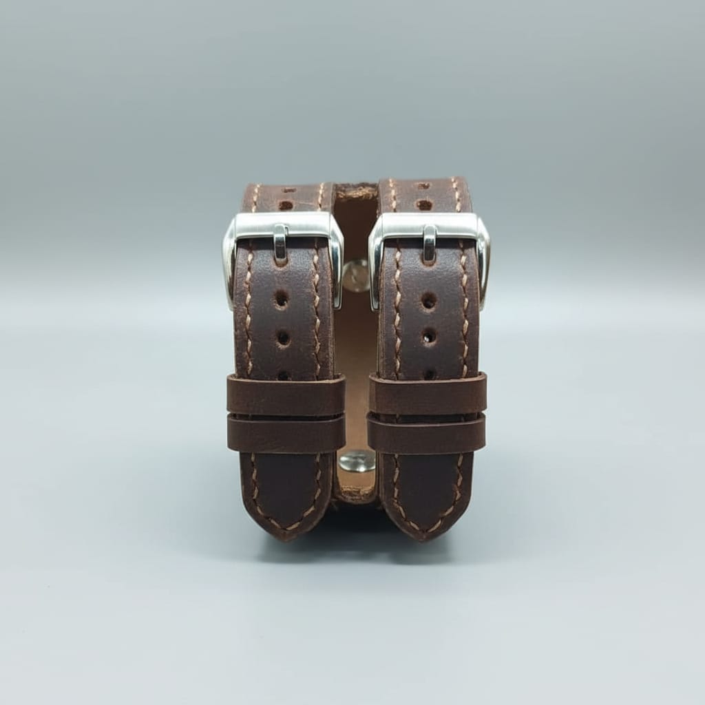 Indianleathercraft leather strap Handmade cuff style bund leather strap