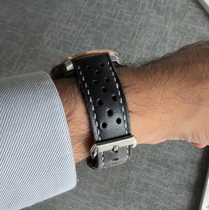 Indianleathercraft leather strap Handmade leather strap for seiko
