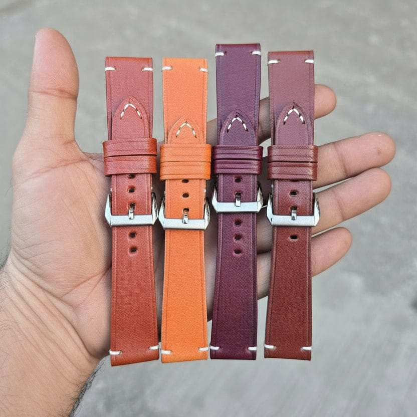 Indianleathercraft leather strap Strap bundle / 20mm Wickett & Craig USA Full grain leather straps