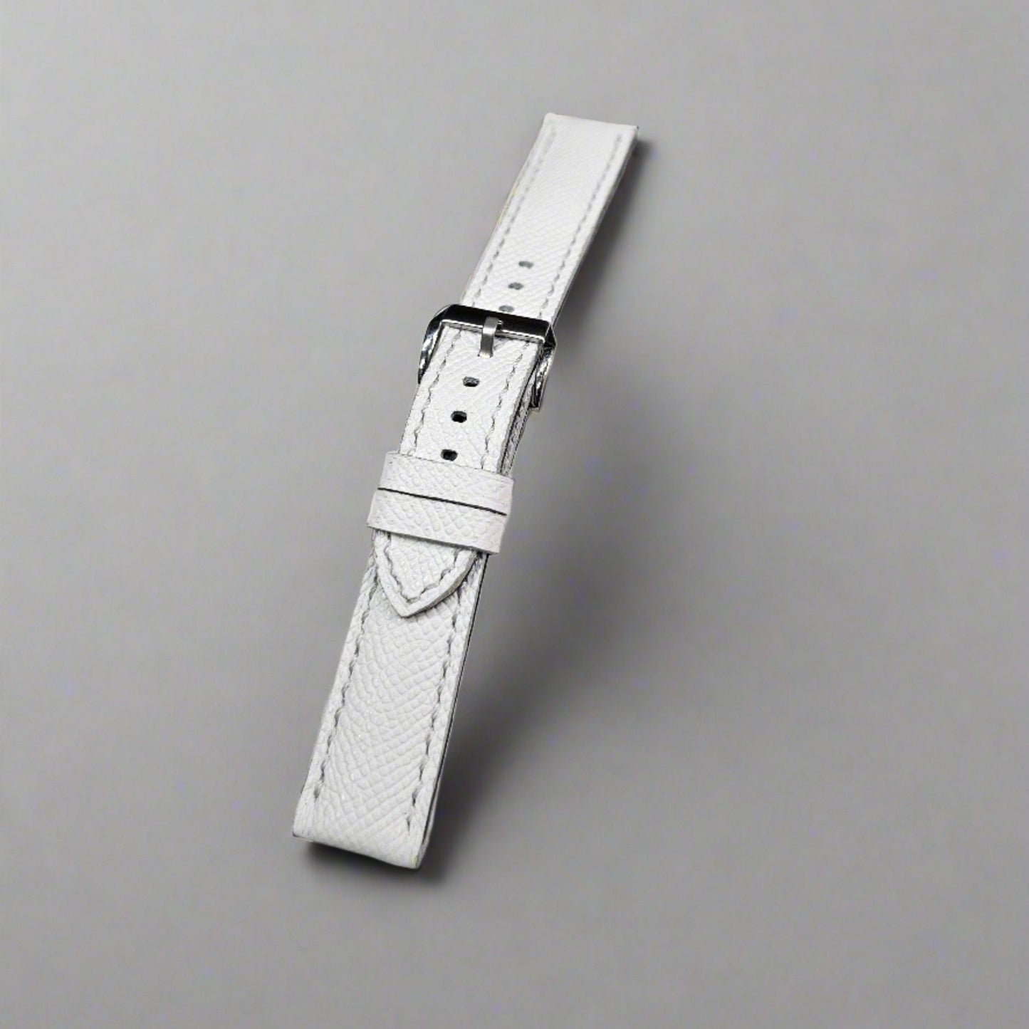 Indianleathercraft leather strap White / 18mm Epsom leather strap