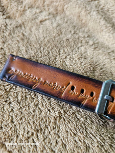 Indianleathercraft leather watch bands Leather watch strap