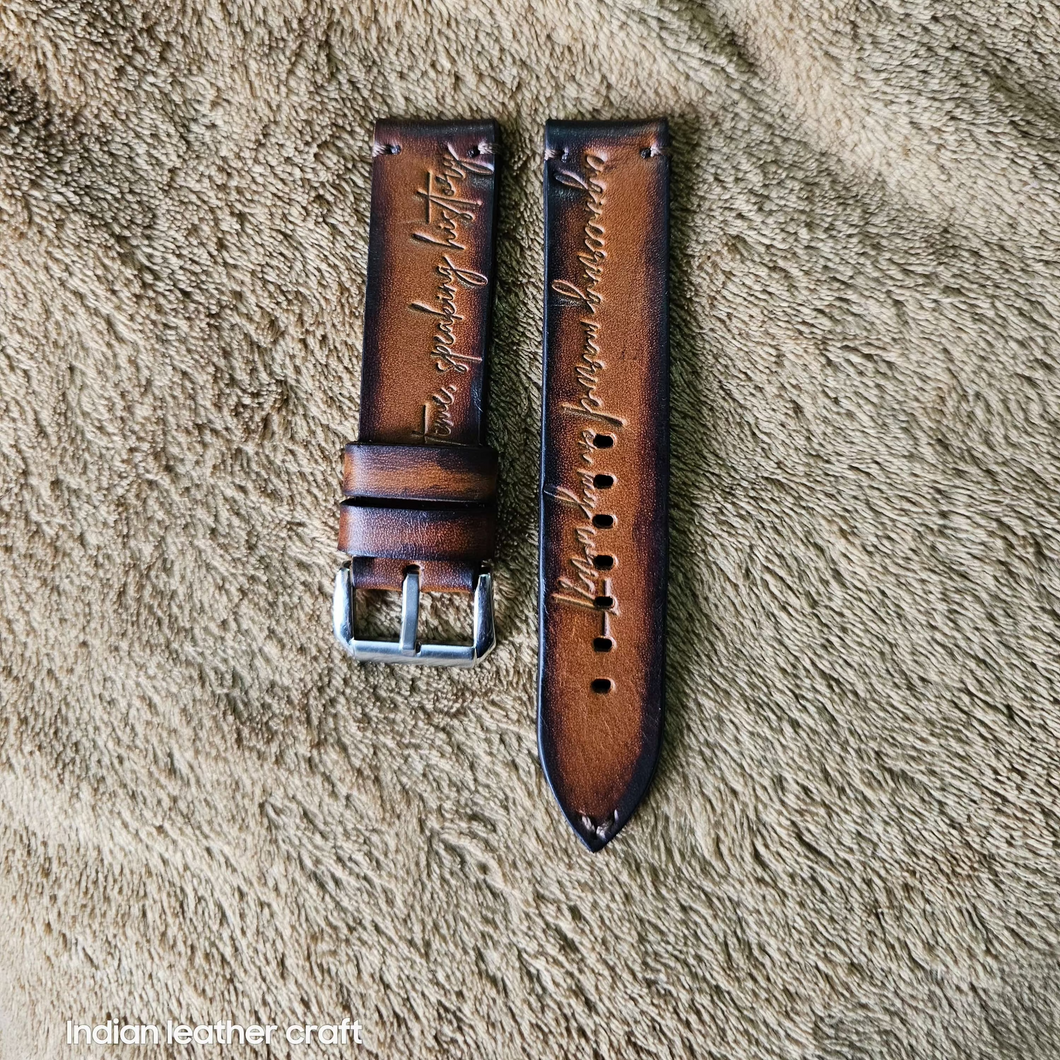 Indianleathercraft leather watch bands Leather watch strap