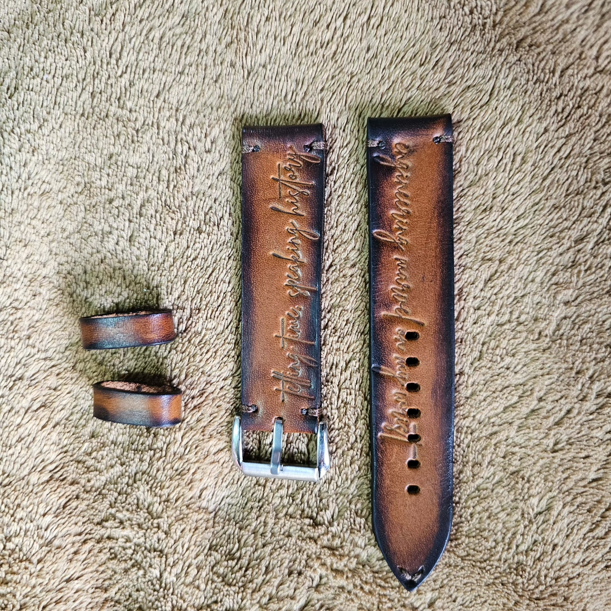 Indianleathercraft leather watch bands Leather watch strap
