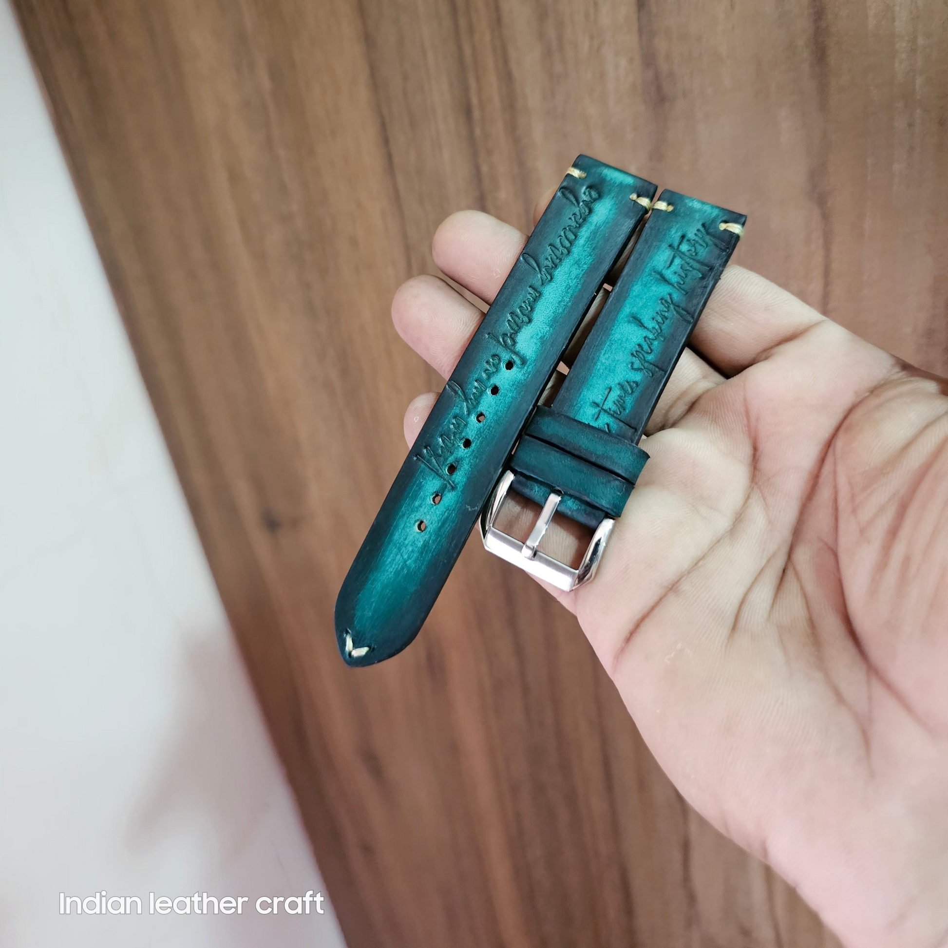 Indianleathercraft leather watch bands Leather watch strap