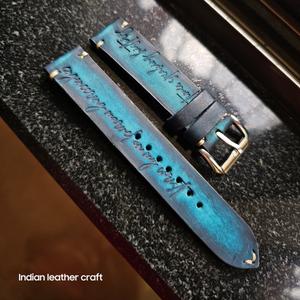 Indianleathercraft leather watch bands Leather watch strap