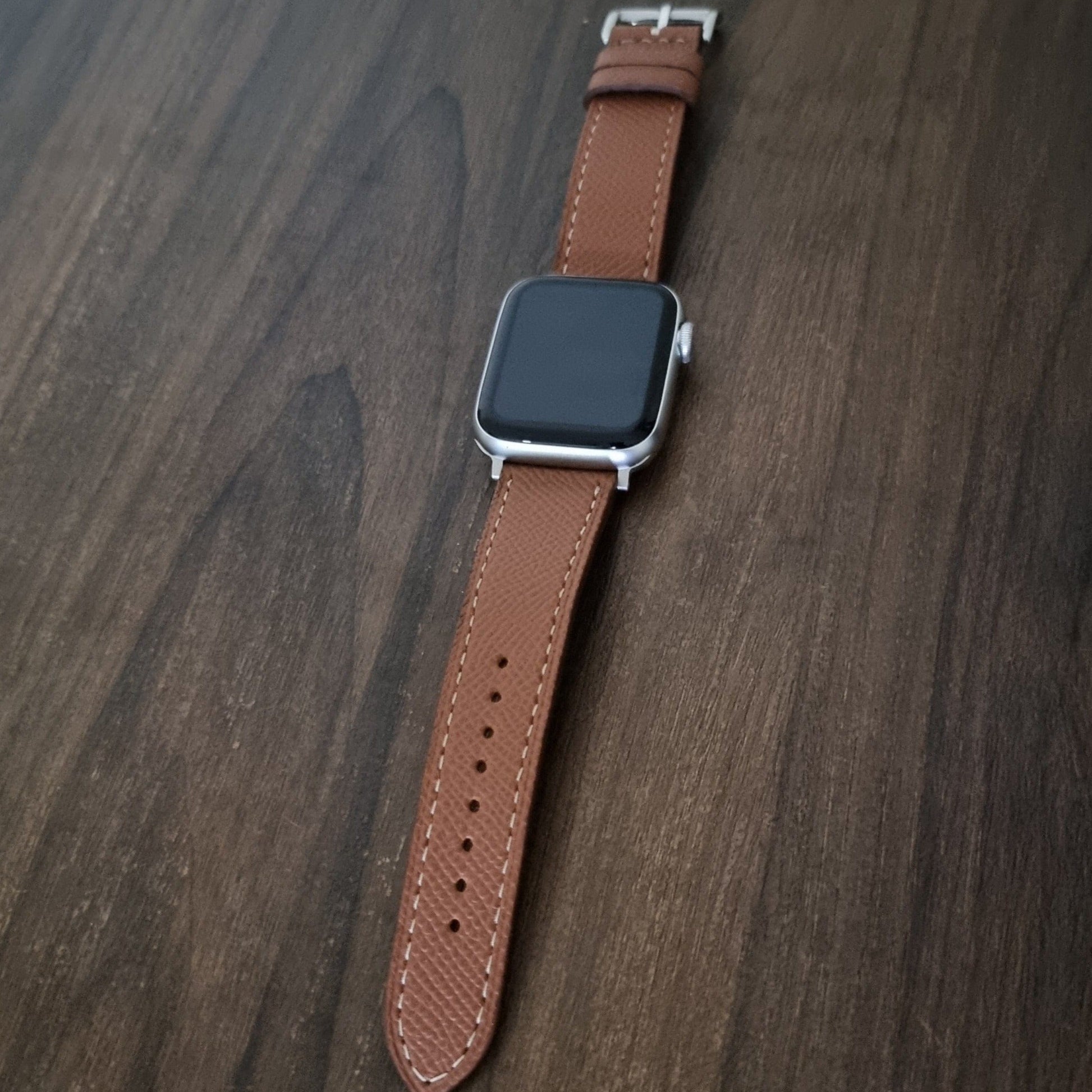 Indianleathercraft Series 7 - 41mm Epsom leather apple watch bands