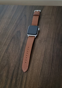 Indianleathercraft Series 7 - 41mm Epsom leather apple watch bands