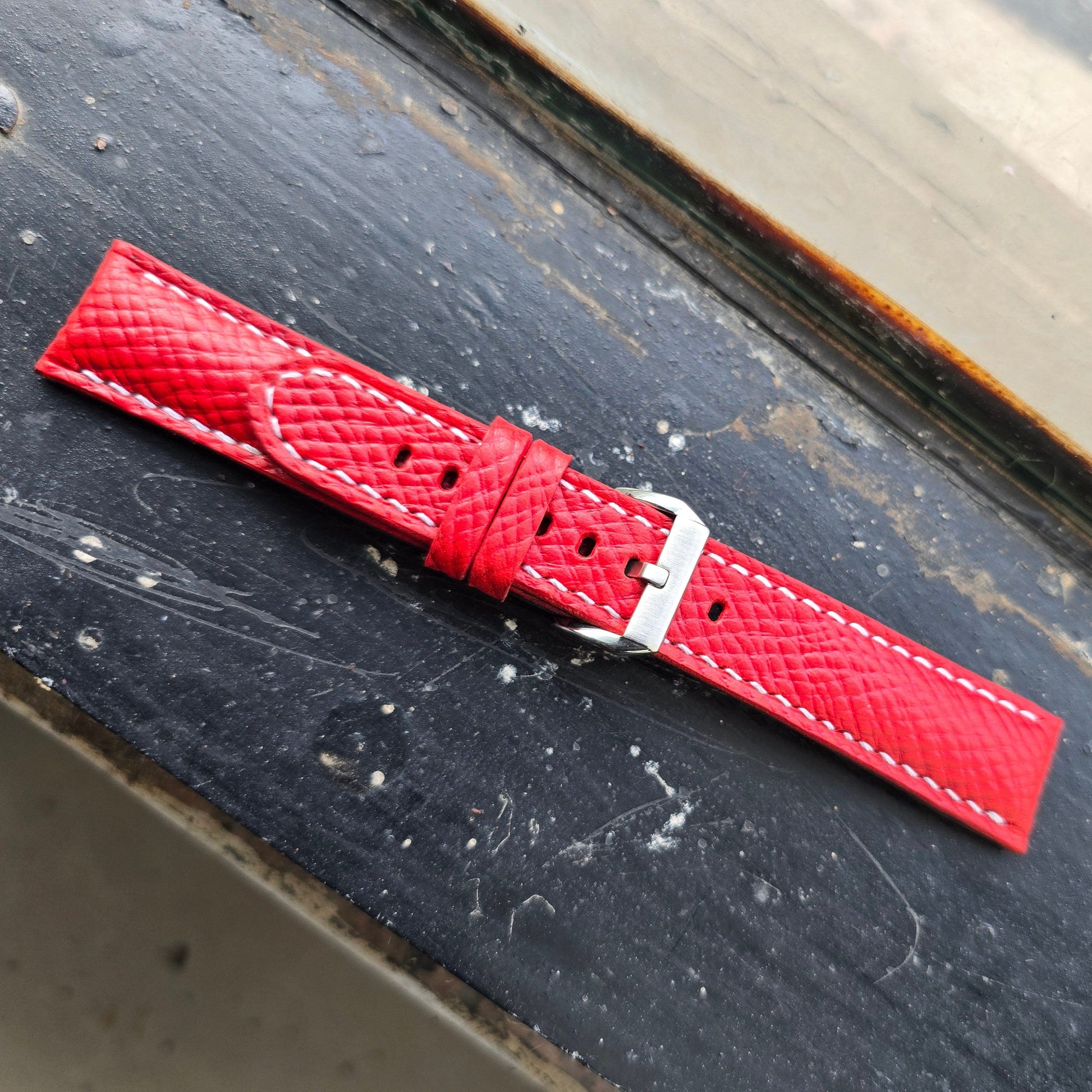 Indianleathercraft straps Handmade Italian leather strap