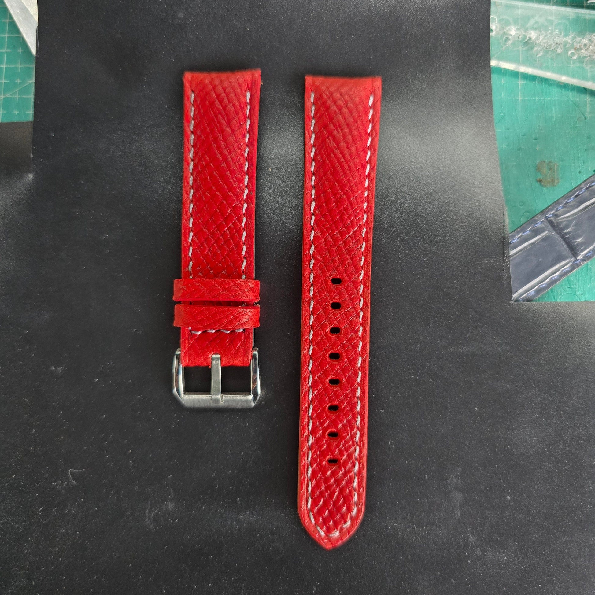 Indianleathercraft straps Handmade Italian leather strap