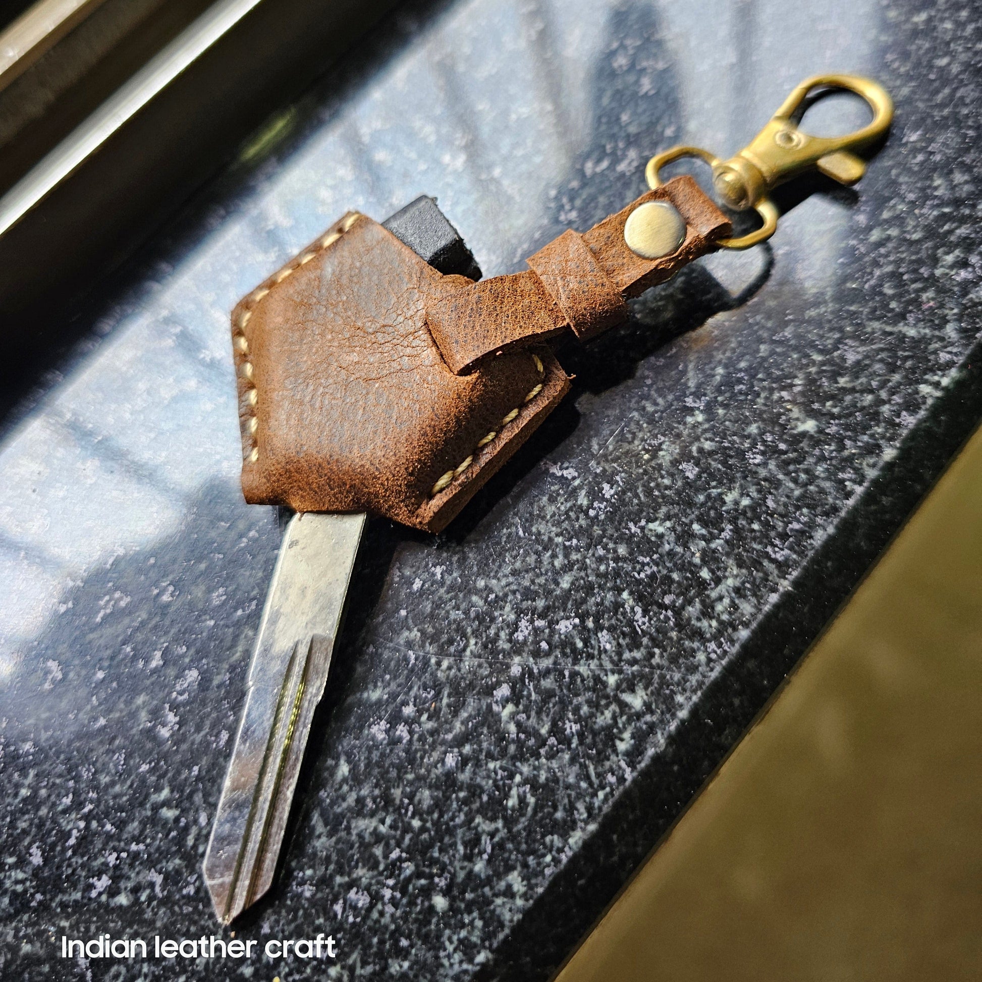 Indianleathercraft Suzuki access 125 leather keycover