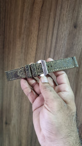 Indianleathercraft Vintage leather watch strap for panerai