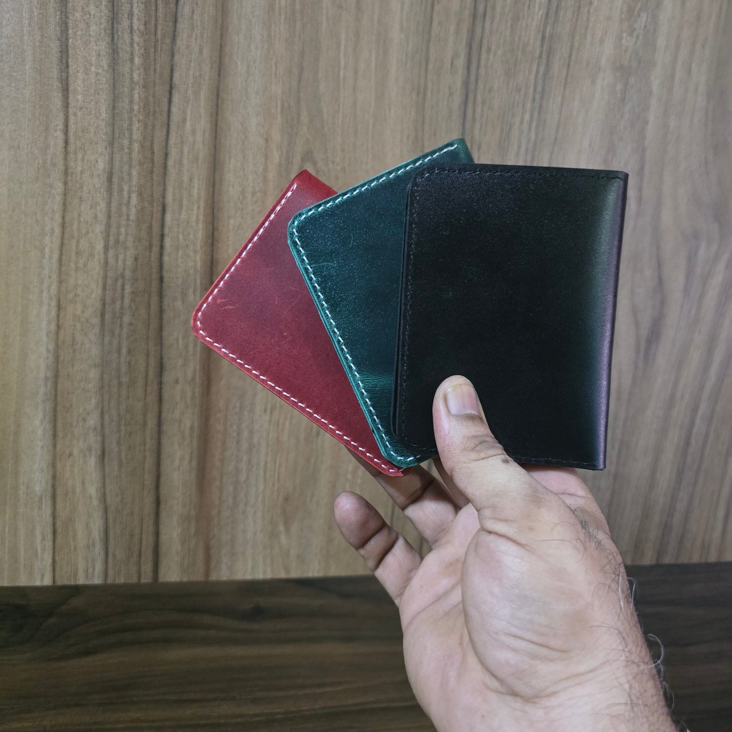 Indianleathercraft Wallets & Money Clips Full grain leather card holder