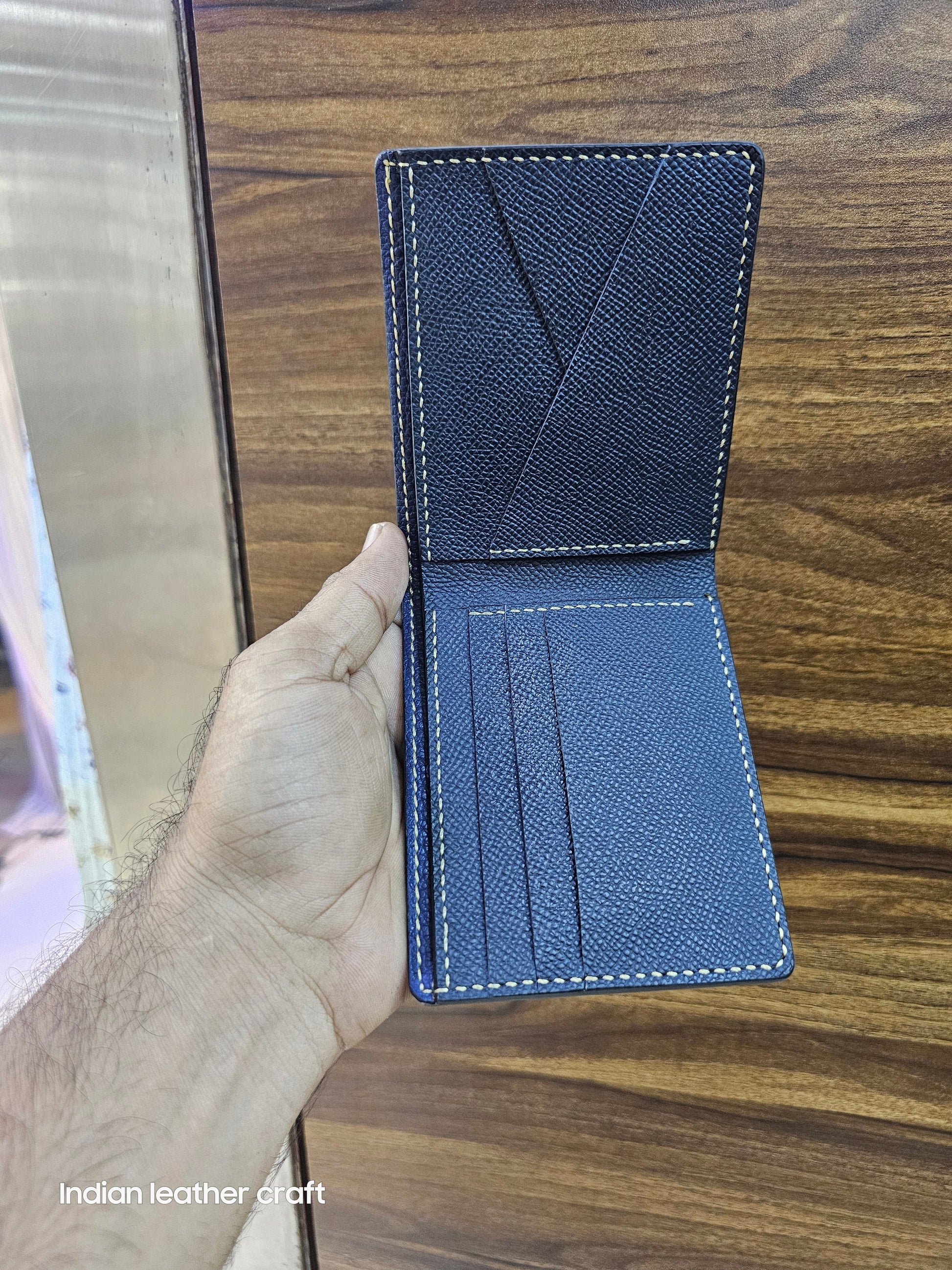 Indianleathercraft Wallets & Money Clips Handmade epsom leather wallet