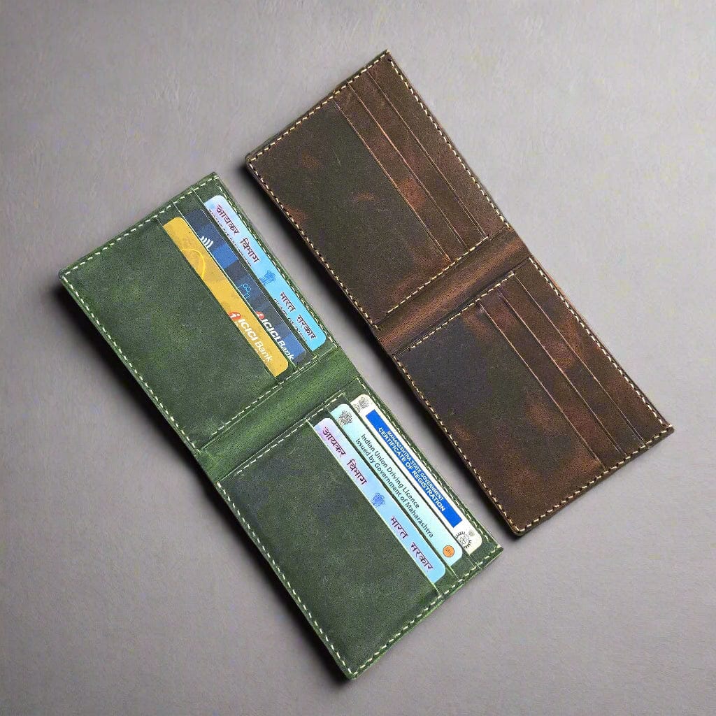 Indianleathercraft Wallets & Money Clips Handmade fullgrain leather wallet