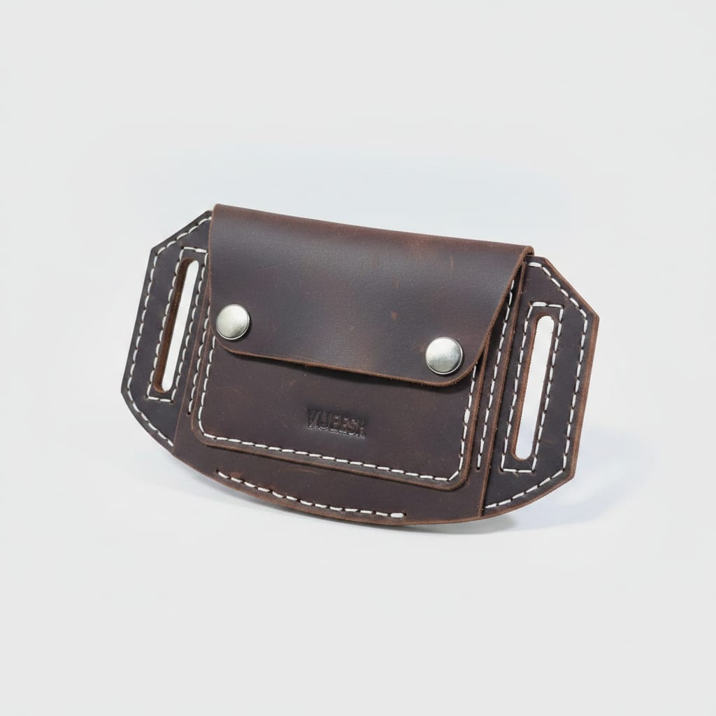 Indianleathercraft Wallets & Money Clips Handmade leather belt wallet
