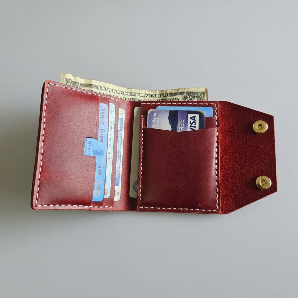 Indianleathercraft Wallets & Money Clips Handmade leather wallet for men