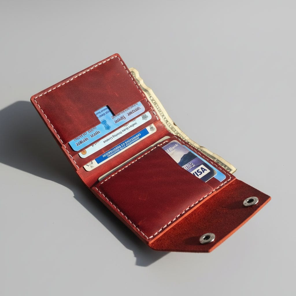 Indianleathercraft Wallets & Money Clips Handmade leather wallet for men