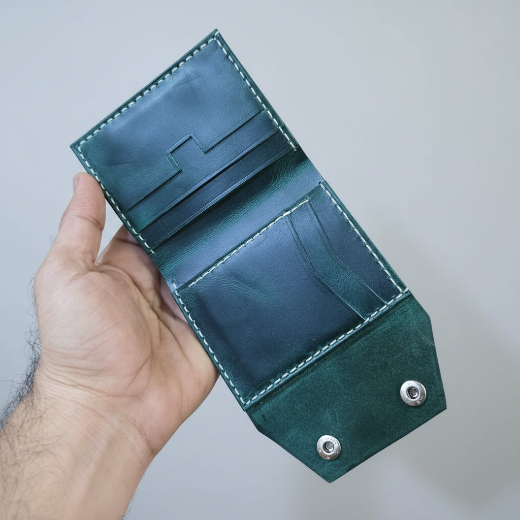 Indianleathercraft Wallets & Money Clips Handmade leather wallet for men