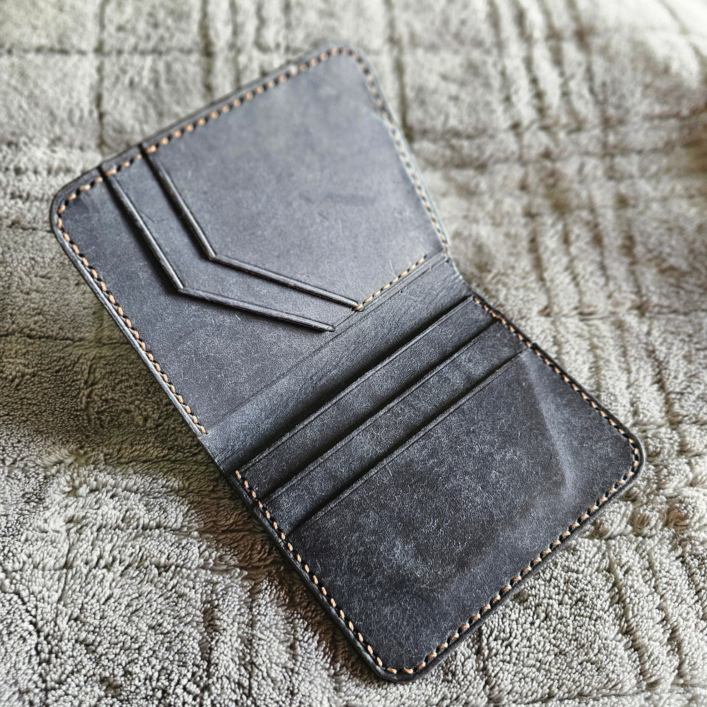 Italian leather wallet for men - Indianleathercraft